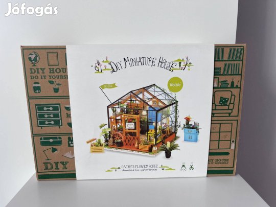 Rolife DG104 Cathy üvegháza Miniatűr ház