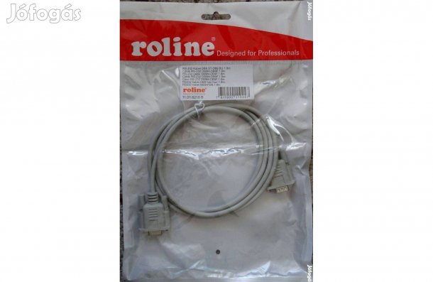 Roline soros kábel RS-232 (Male) - RS-232 (Female)