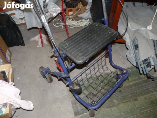 Rollátor_Kék_Használt