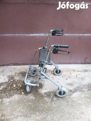 Rollátor négy kerekű járókeret Összecsukható 120kg ig