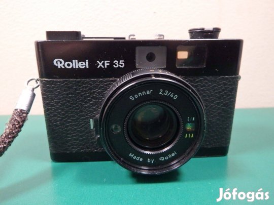 Rollei XF 35 Camera Régi Fényképezőgép Retro Sonnar 40 MM Objektív