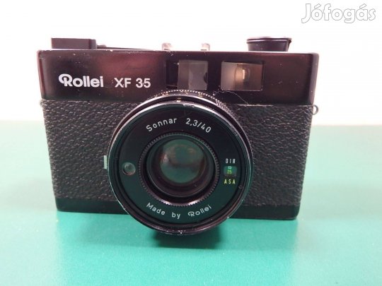 Rollei XF 35 Camera Retro Fényképezőgép Régi Sonnar 40 MM Objektív