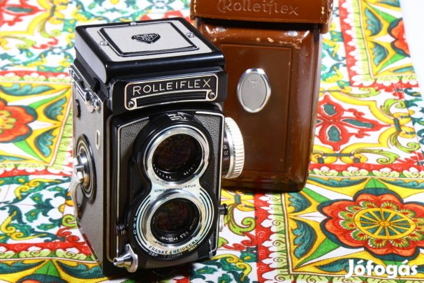 Rolleiflex T grey 6x6 filmes fényképezőgép 