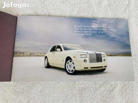 Rolls-Royce Phantom prospektus, Rolls Royce program katalógus