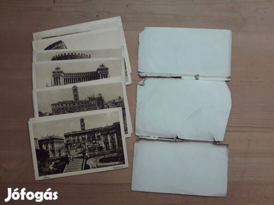 Róma emlékei - nagyon régi képeslapsorozat, hiányos