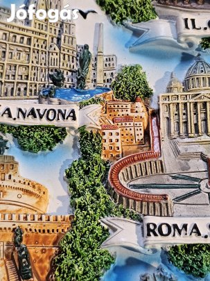 Róma kerámia fali dísz