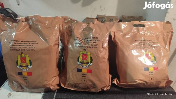 Román katonai MRE. 24 órás fejadag