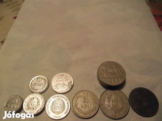 Román retro fémpénzek
