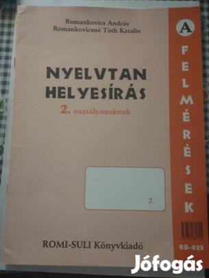 Romankovics: Nyelvtan helyesírás 2. osztályosoknak