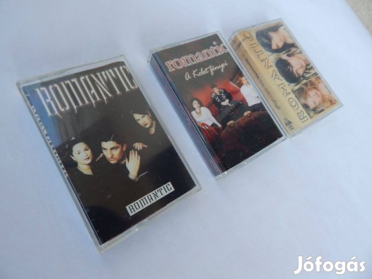 Romantic Együttes Műsoros Audió kazetták 3-as szettben Eredeti