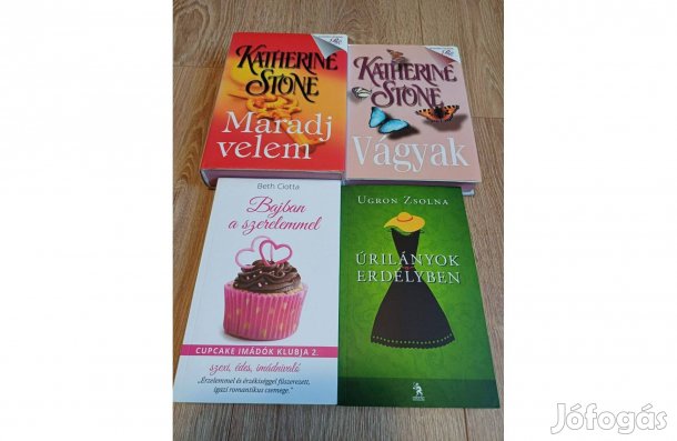 Romantikus könyvcsomag 4 db, egyben (4.)