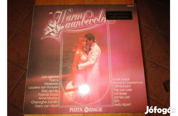 Romantikus zene válogatás bakelit hanglemez eladó