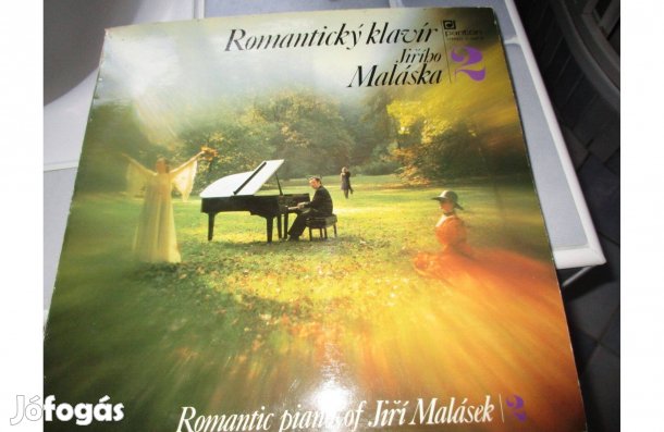 Romantikus zene zongorán Jiri Malásek bakelit hanglemez eladó