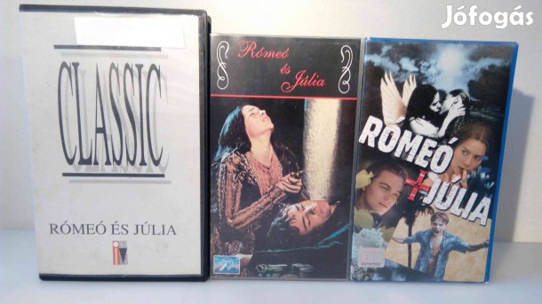 Rómeó és Júlia 1936, 1968, 1996, VHS Videokazetta Egyben