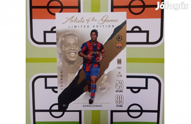 Ronaldinho (Barcelona) Artists of the Game Limited kártya