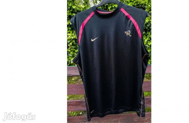 Ronaldinho eredeti fekete Nike ujjatlan póló (L)