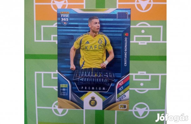 Ronaldo (Al-Nassr) Panini Fifa 365 2026 Premium Limited focis kártya