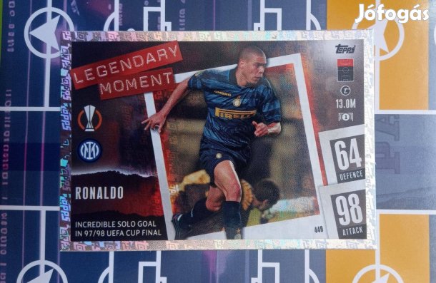 Ronaldo (FC Inter) UEFA Legendary Moment kártya