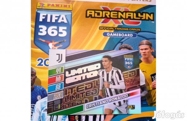 Ronaldo (Juventus) Panini Fifa 365 2022 XXL Limited kártya