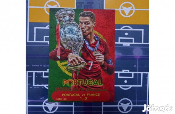 Ronaldo (Portugália) Euro 2016 szurkolói focis kártya