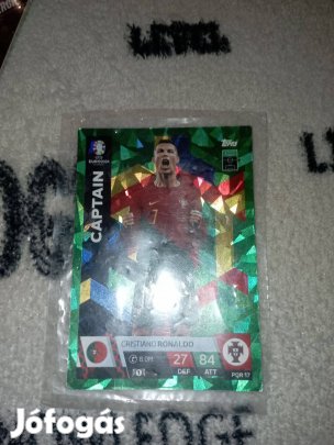 Ronaldo csillogós kártya 2024 topps