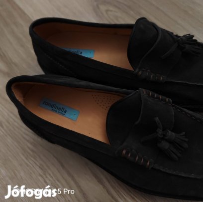 Rondinella olasz bőr női cipő BTH 25 cm Uj