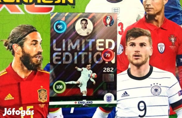 Rooney (Anglia) Panini UEFA Euro 2016 Adrenalyn limited kártya