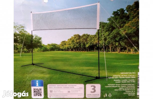 Röplabda tollaslabda tenisz labda háló Magasságában Állítható 400X220