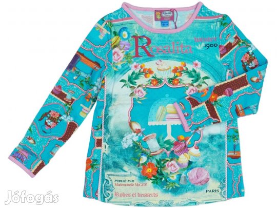 Rosalita Új (címkés) Lány Hosszú ujjú felső (Méret: 104)