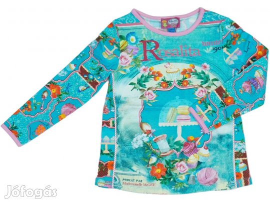 Rosalita Új (címkés) Lány Hosszú ujjú felső (Méret: 98)