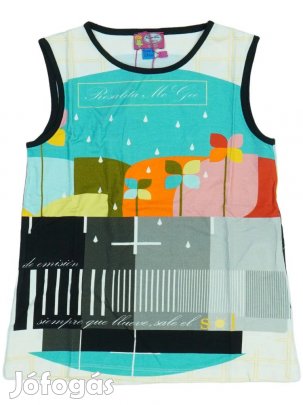 Rosalita Új (címkés) Lány Lányka / Női ujjatlan póló / top (Méret: 128
