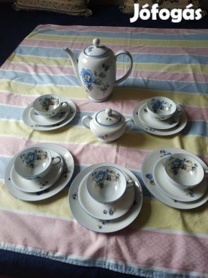 Roschütz 5 személyes porcelán reggeliző készlet