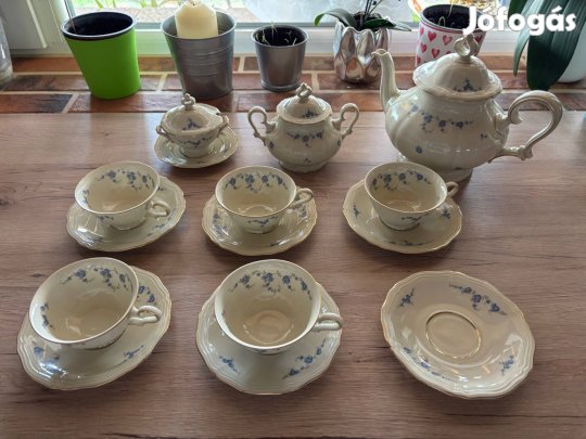 Rosenthal Chippendale porcelán teáskészlet 6 személyes, Germany