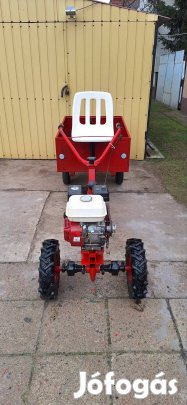 Rotációs kapa utánfutóval rota kistaktor