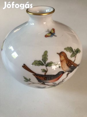 Rothschild mintás Herendi gömb alakú váza