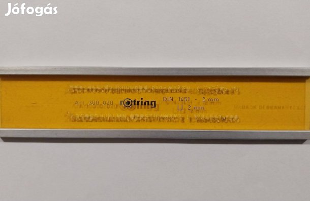 Rotring betűsablon 2,0 mm