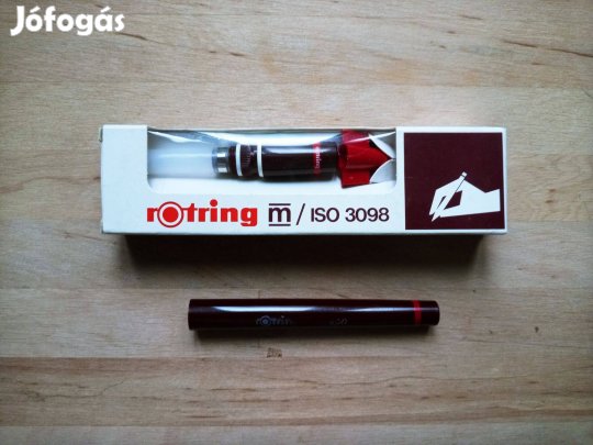 Rotring csőtoll 0,25 mm új + tollszár