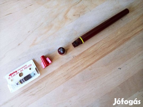 Rotring csőtoll 0,35 mm új heggyel