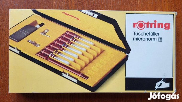 Rotring micronorm csőtoll csőtollhegy készlet eredeti dobozában