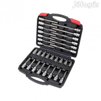 Rövid és hosszított bit dugókulcs imbusz szett 30db-os készlet 1/2"