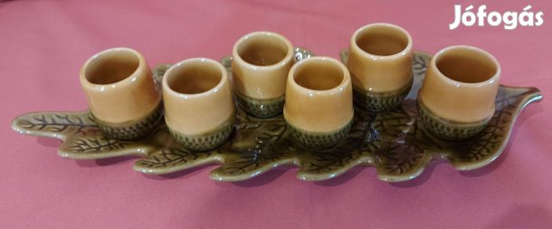 Rövid italos kerámia pohár készlet egyben eladó !