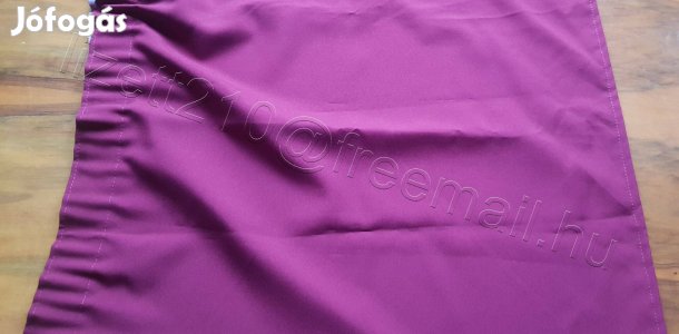 Rövid sötétítő függöny bordó színben