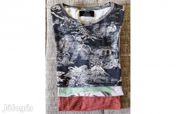 Rövid ujjú férfi/kamasz póló S 3db egyben