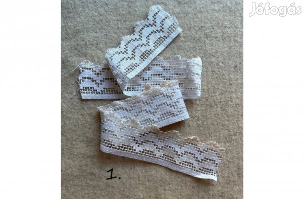 Rövidáru, csipke 1. dekorációs szalag