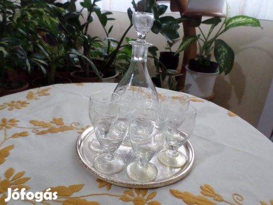 Röviditalos csiszolt üveg 5 db-os készlet