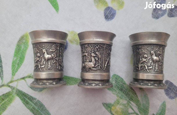 Röviditalos poharak 1. (Ónpoharak - 3 darab)