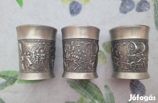 Röviditalos poharak 2. (Ónpoharak - 3 darab)