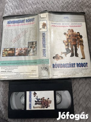 Rövidrezárt robot vhs nagytok scifi
