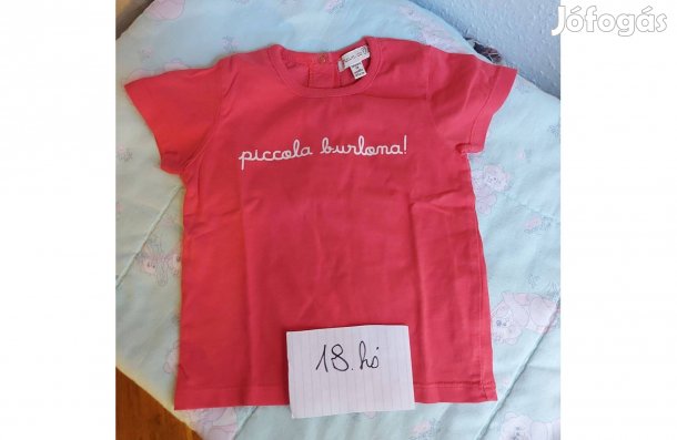 Rövidujjú kislány póló (86-os),18 hónaposnak