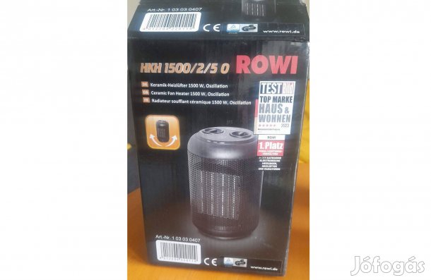 Rowi Kerámia Hősugárzó 1500 W